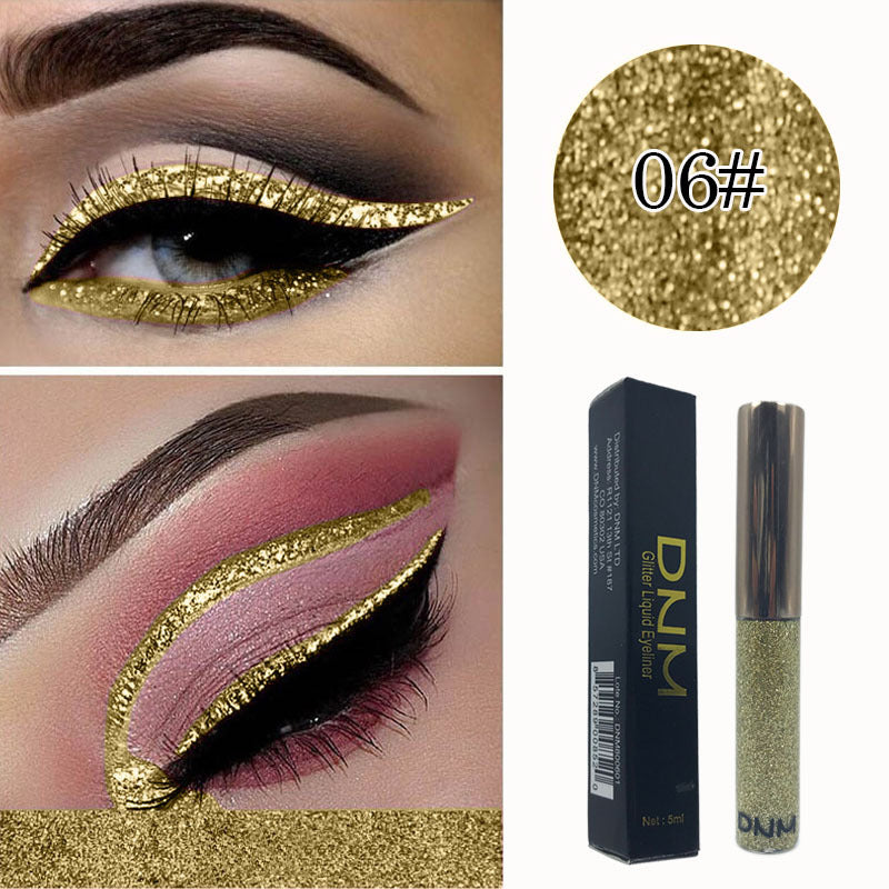 Shiny Pearlescent Liquid Eyeliner – Light-Catching Color for Eyes & Lips