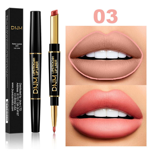 Double-ended non-stick lipstick lightener