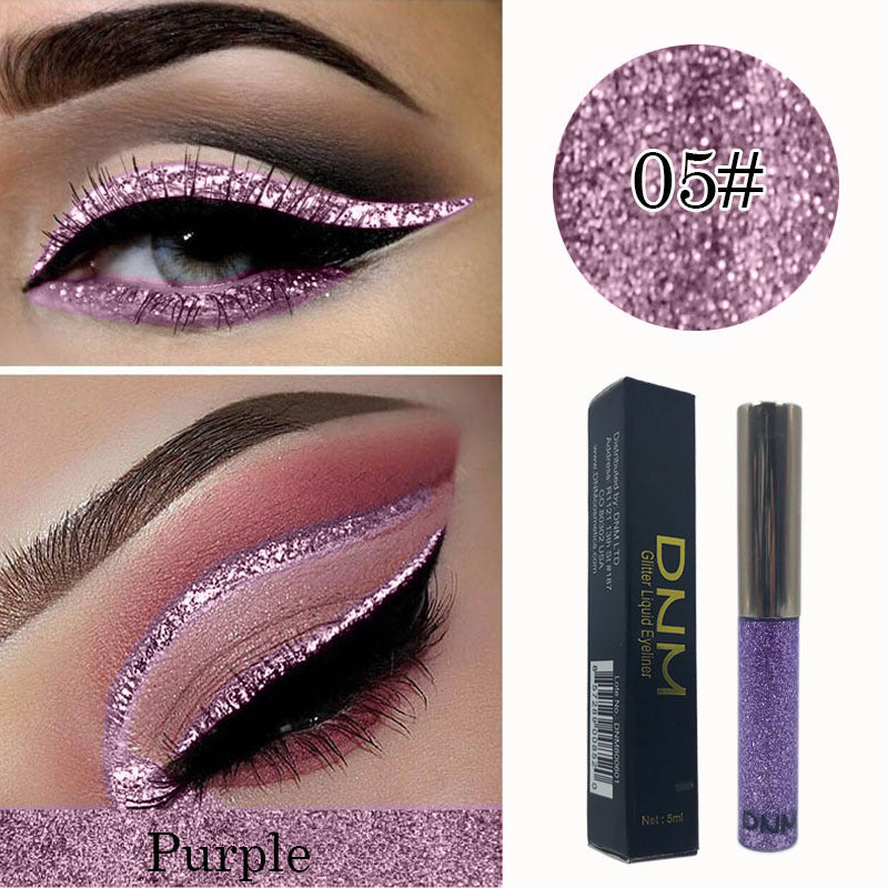 Shiny Pearlescent Liquid Eyeliner – Light-Catching Color for Eyes & Lips