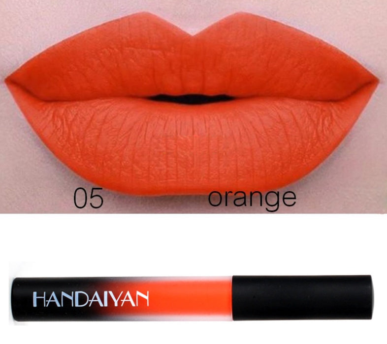 Charm matte velvet matte lip gloss lip glaze matte non-stick matte long-lasting liquid lipstick