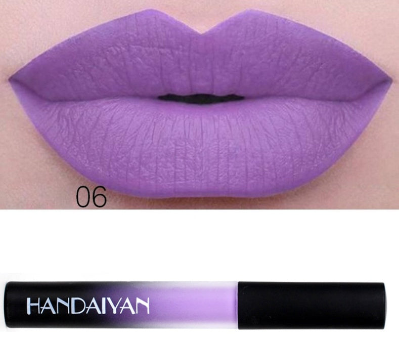 Charm matte velvet matte lip gloss lip glaze matte non-stick matte long-lasting liquid lipstick