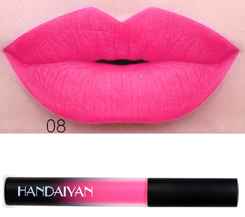 Charm matte velvet matte lip gloss lip glaze matte non-stick matte long-lasting liquid lipstick