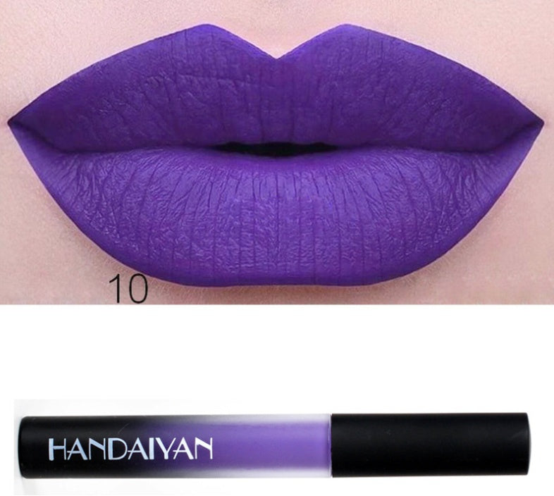 Charm matte velvet matte lip gloss lip glaze matte non-stick matte long-lasting liquid lipstick