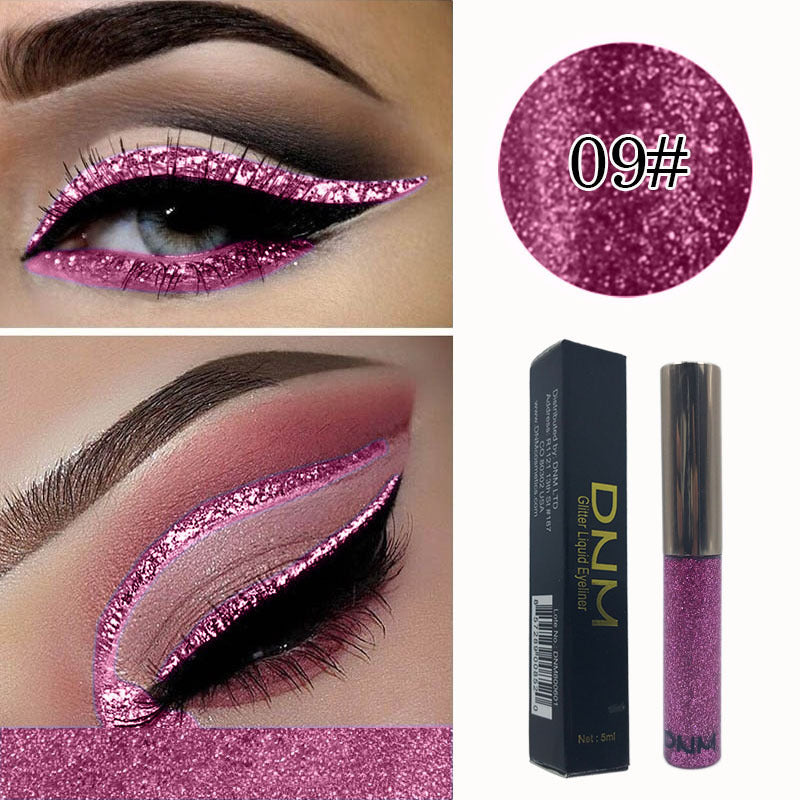 Shiny Pearlescent Liquid Eyeliner – Light-Catching Color for Eyes & Lips