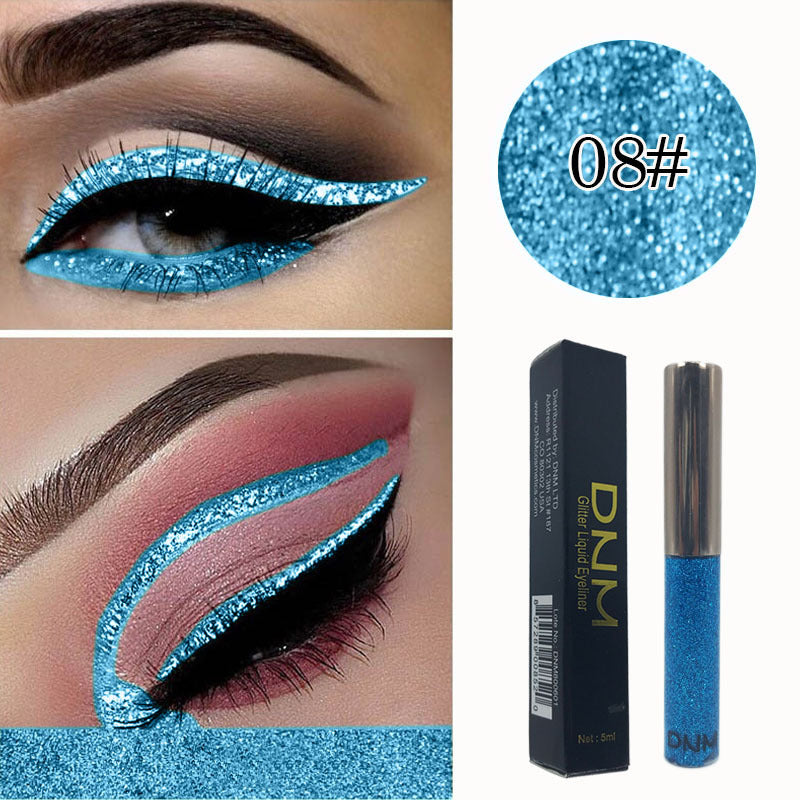 Shiny Pearlescent Liquid Eyeliner – Light-Catching Color for Eyes & Lips