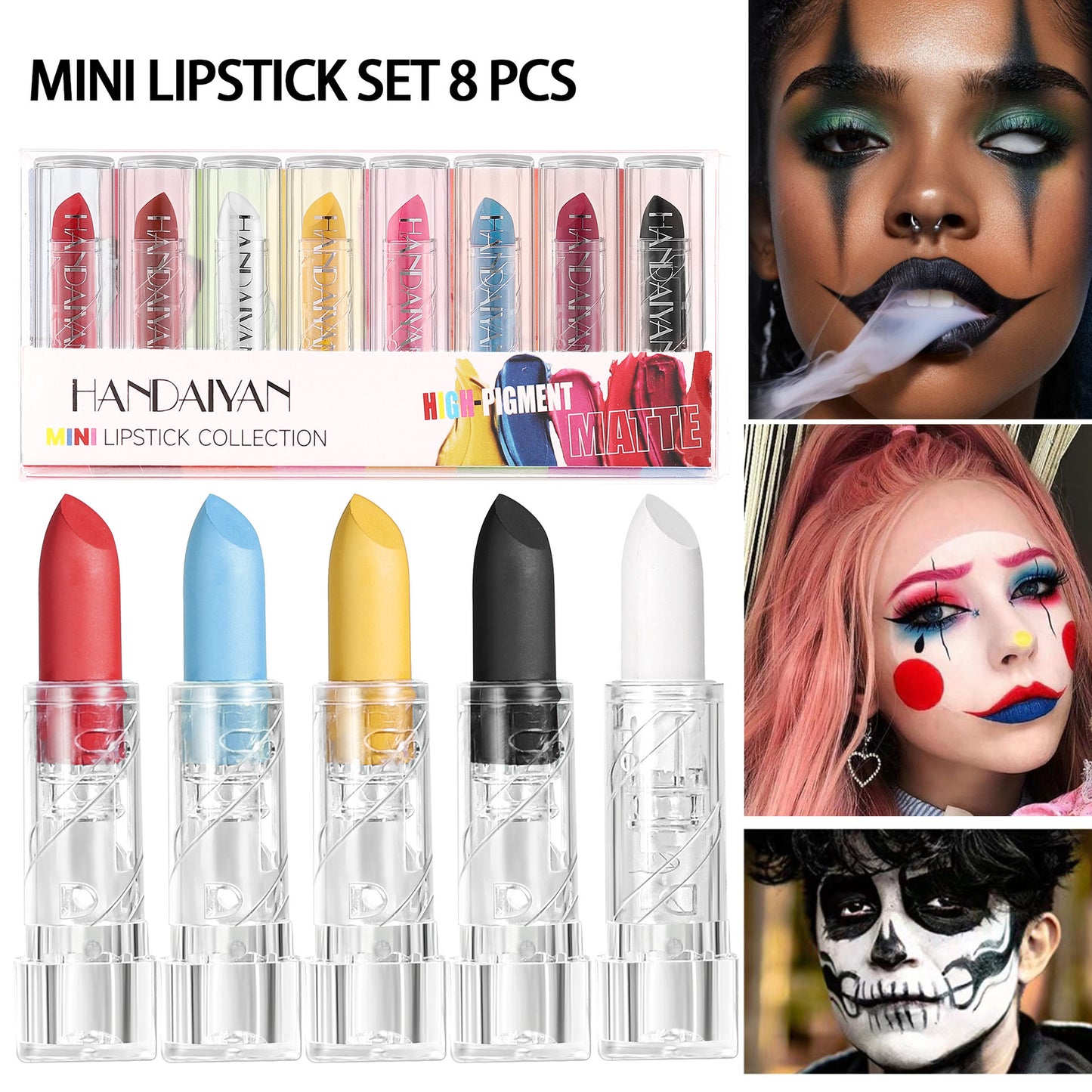 Colorful Lipstick Kit Matte Waterproof No Stain On Cup