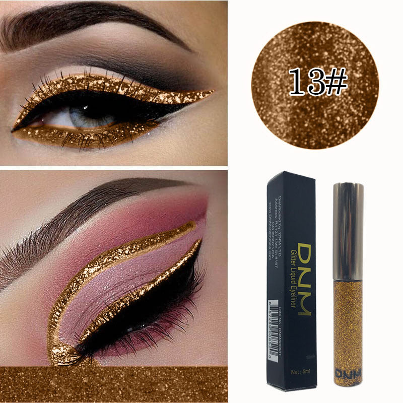 Shiny Pearlescent Liquid Eyeliner – Light-Catching Color for Eyes & Lips