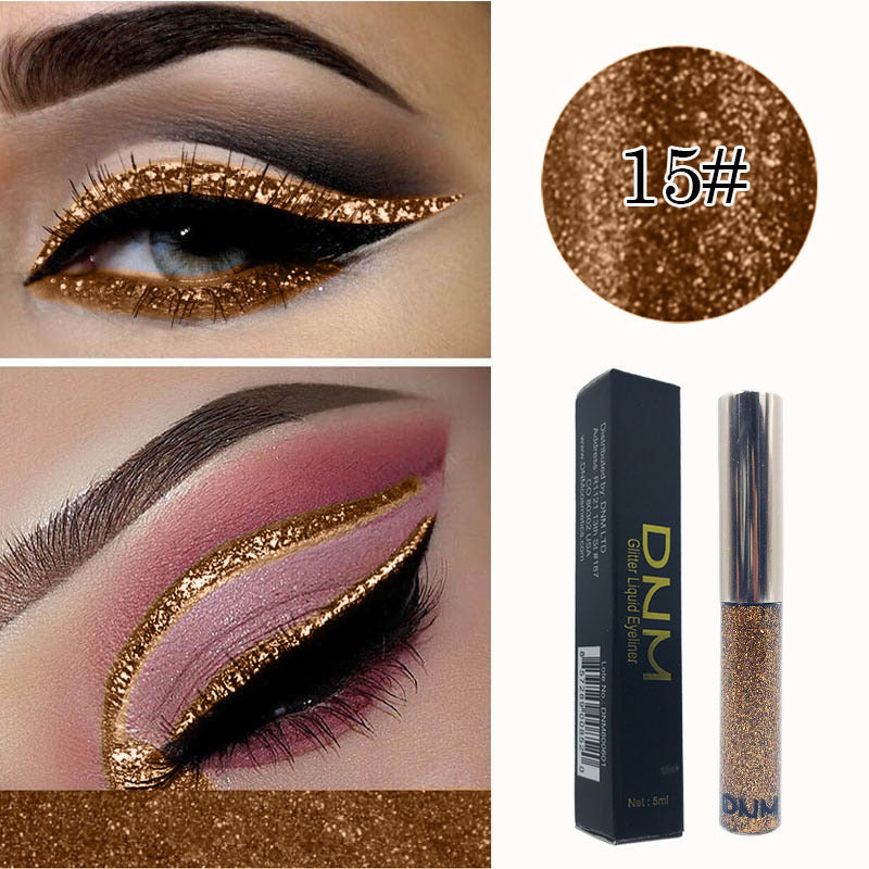 Shiny Pearlescent Liquid Eyeliner – Light-Catching Color for Eyes & Lips
