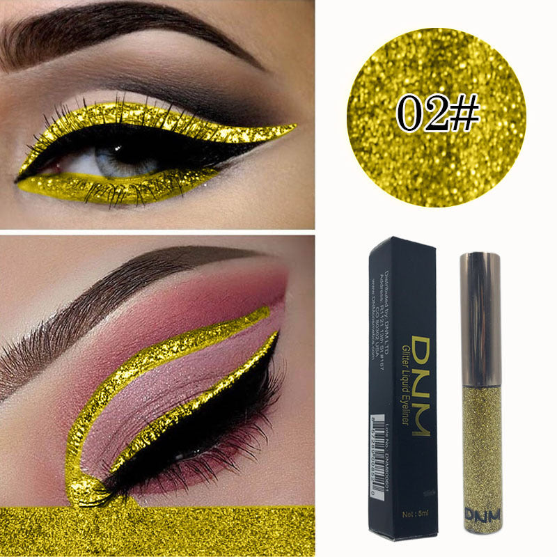 Shiny Pearlescent Liquid Eyeliner – Light-Catching Color for Eyes & Lips