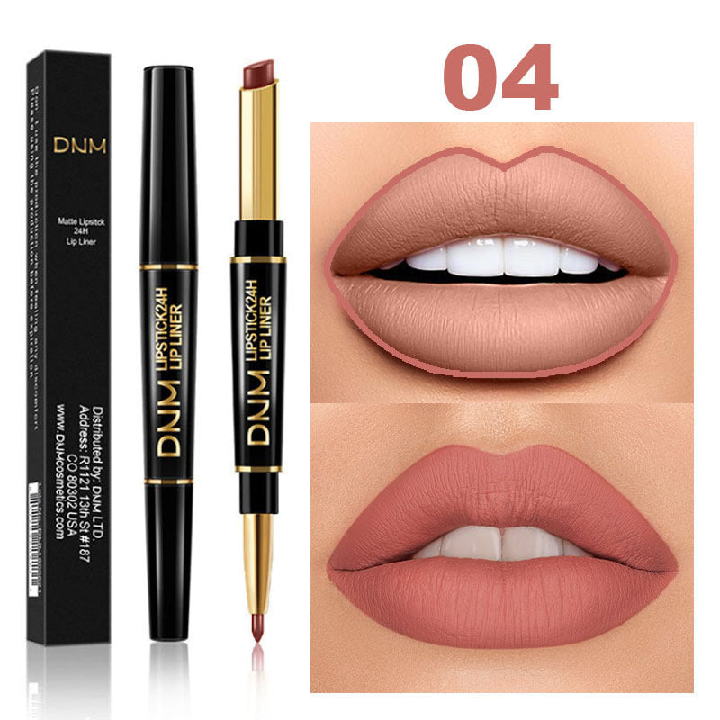 Double-ended non-stick lipstick lightener