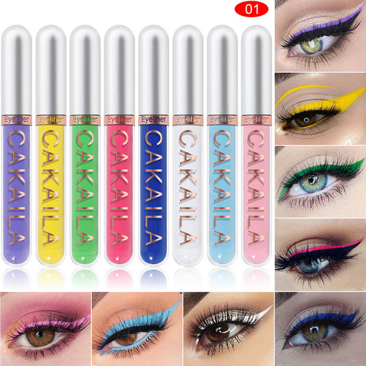 CAKAILA 8-Color Liquid Eyeliner Set – Multi-Use Magic for Eyes and Lips