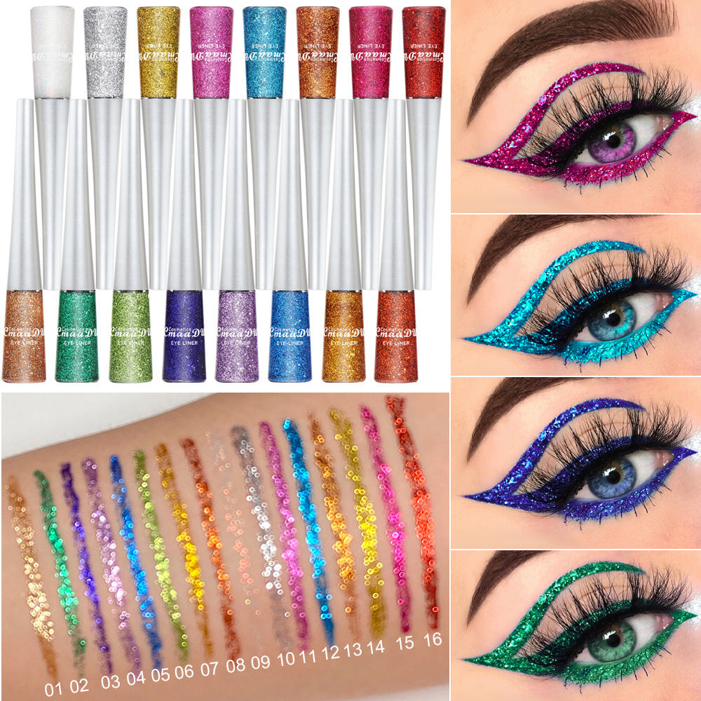 Creative Multicolor Glitter Liquid Eyeliner Set – For Eyes, Lips & Everything In Between