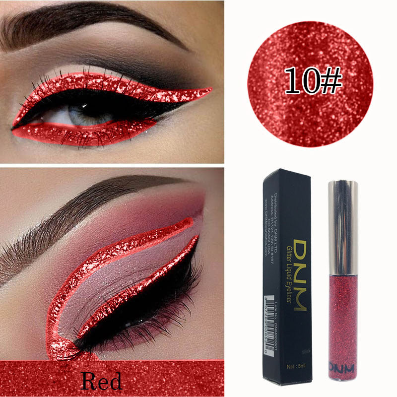 Shiny Pearlescent Liquid Eyeliner – Light-Catching Color for Eyes & Lips