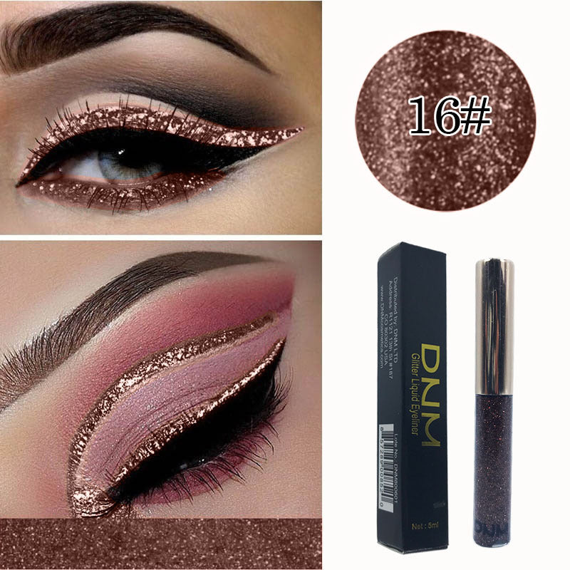 Shiny Pearlescent Liquid Eyeliner – Light-Catching Color for Eyes & Lips