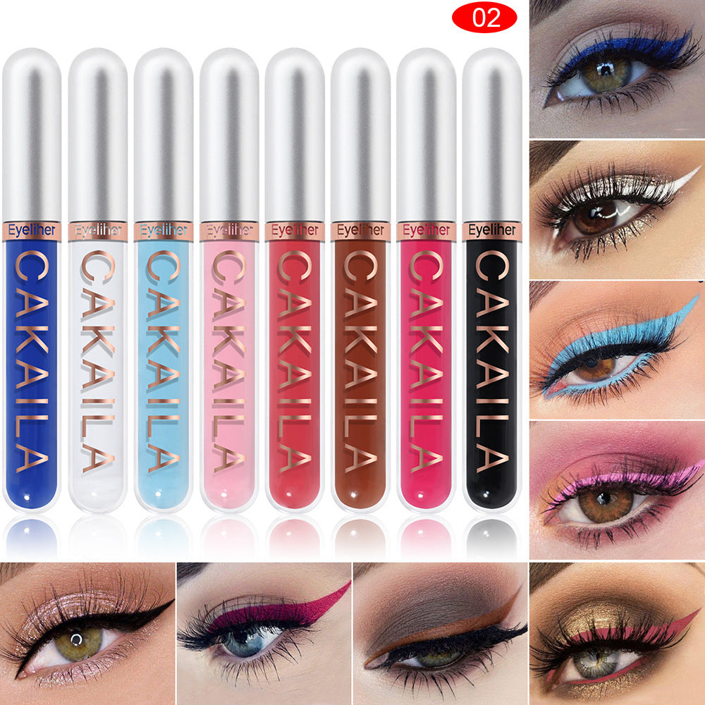 CAKAILA 8-Color Liquid Eyeliner Set – Multi-Use Magic for Eyes and Lips
